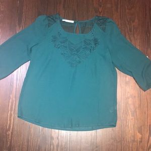 Blouse with embroidered details